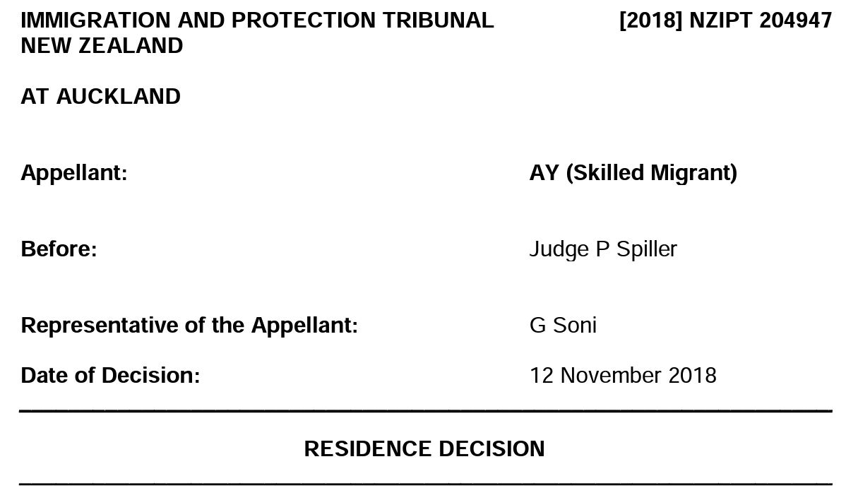 Positive outcome of an IPT Appeal 